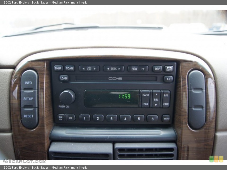 Medium Parchment Interior Audio System for the 2002 Ford Explorer Eddie Bauer #60803552