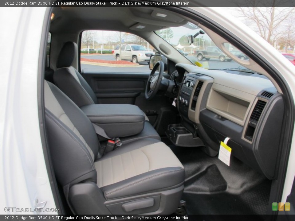 Dark Slate/Medium Graystone Interior Photo for the 2012 Dodge Ram 3500 HD ST Regular Cab Dually Stake Truck #60803795