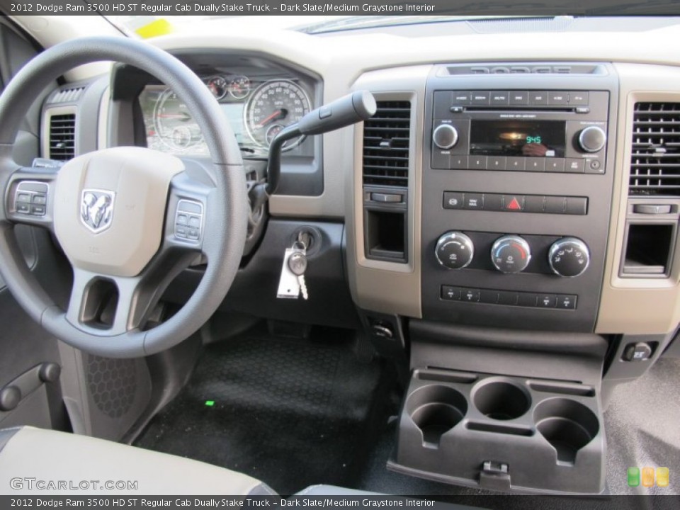 Dark Slate/Medium Graystone Interior Dashboard for the 2012 Dodge Ram 3500 HD ST Regular Cab Dually Stake Truck #60803798
