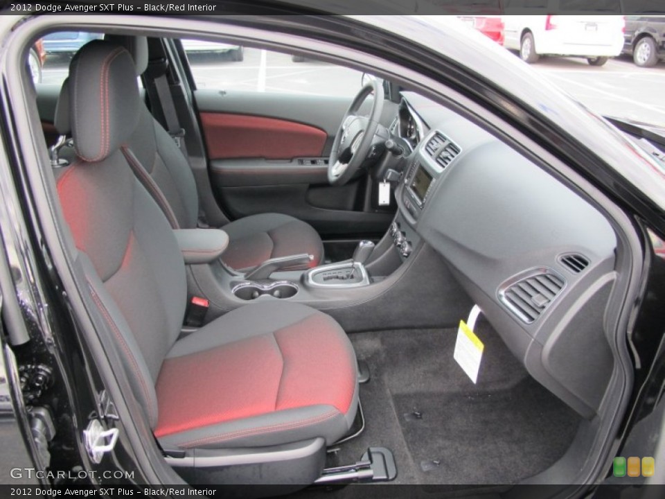 Black/Red Interior Photo for the 2012 Dodge Avenger SXT Plus #60804179