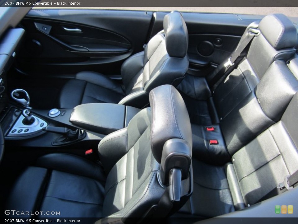 Black Interior Photo for the 2007 BMW M6 Convertible #60806235