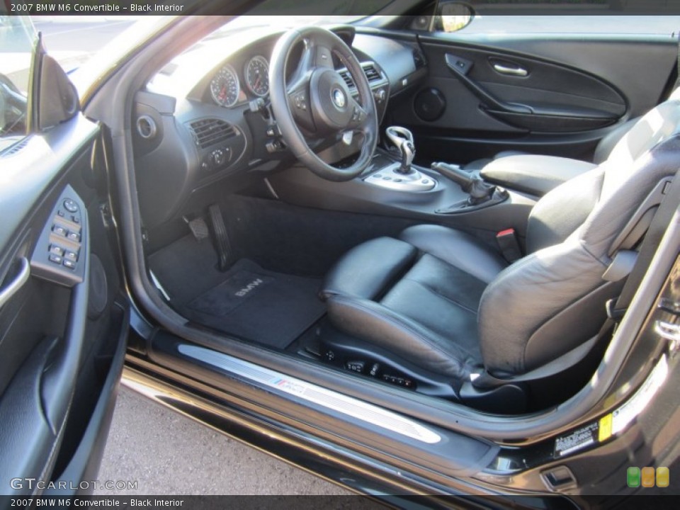 Black Interior Photo for the 2007 BMW M6 Convertible #60806255