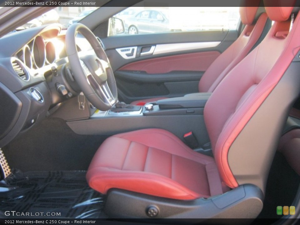 Red Interior Photo for the 2012 Mercedes-Benz C 250 Coupe #60806544