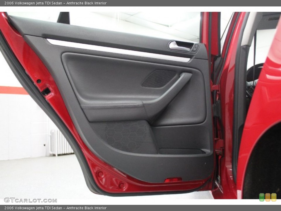 Anthracite Black Interior Door Panel for the 2006 Volkswagen Jetta TDI Sedan #60810627