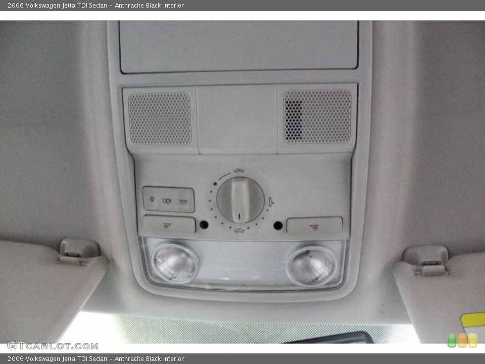 Anthracite Black Interior Controls for the 2006 Volkswagen Jetta TDI Sedan #60810962