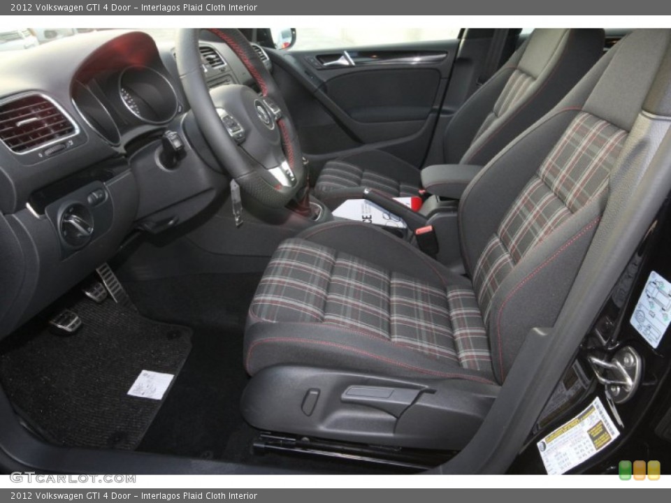 Interlagos Plaid Cloth Interior Photo for the 2012 Volkswagen GTI 4 Door #60810975