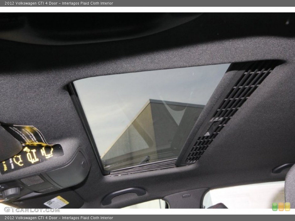 Interlagos Plaid Cloth Interior Sunroof for the 2012 Volkswagen GTI 4 Door #60811066