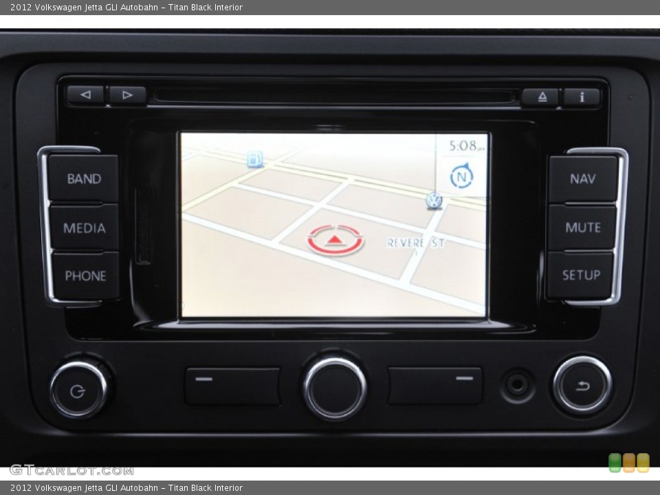 Titan Black Interior Navigation for the 2012 Volkswagen Jetta GLI Autobahn #60811464