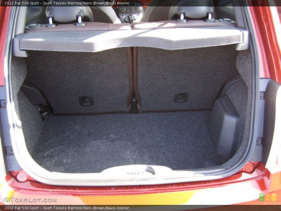 Sport Tessuto Marrone/Nero (Brown/Black) Interior Trunk for the 2012 Fiat 500 Sport #60812040