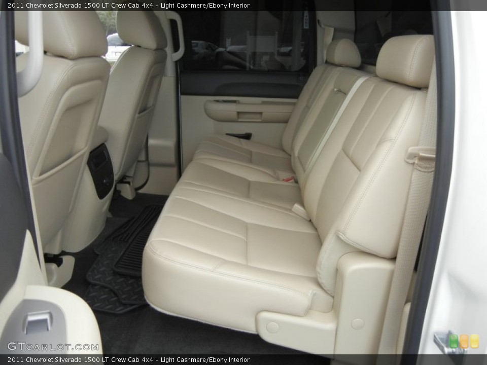 Light Cashmere/Ebony Interior Rear Seat for the 2011 Chevrolet Silverado 1500 LT Crew Cab 4x4 #60812595