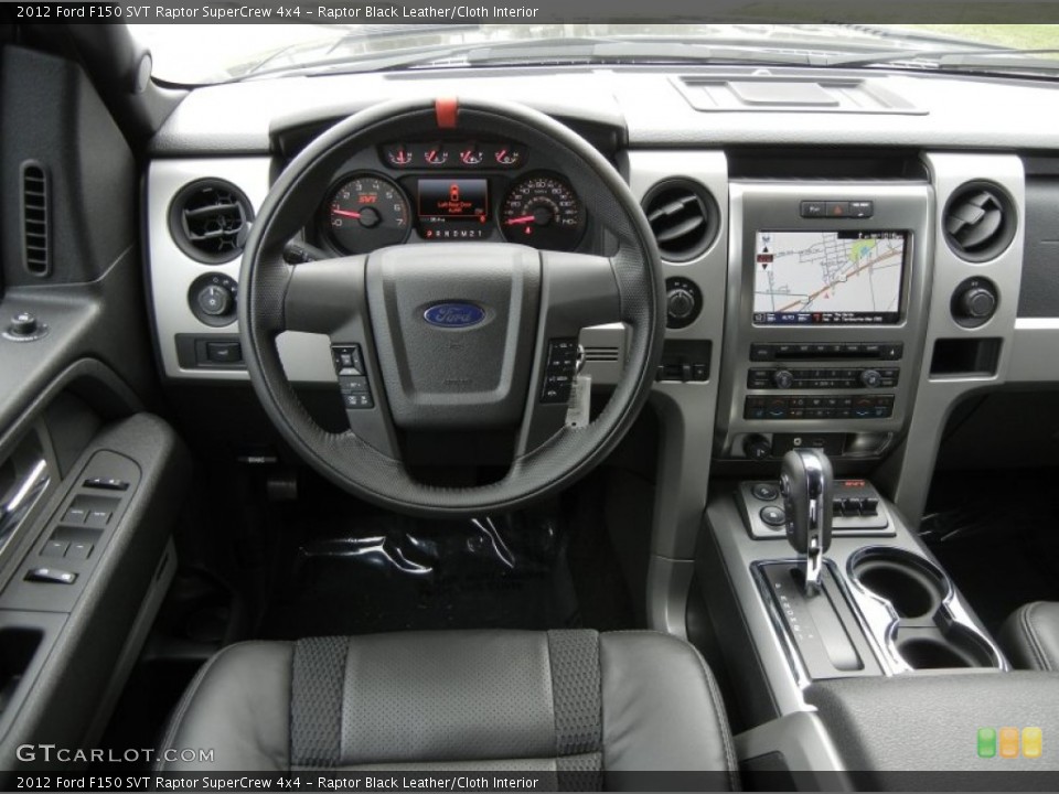 Raptor Black Leather/Cloth Interior Dashboard for the 2012 Ford F150 SVT Raptor SuperCrew 4x4 #60813024