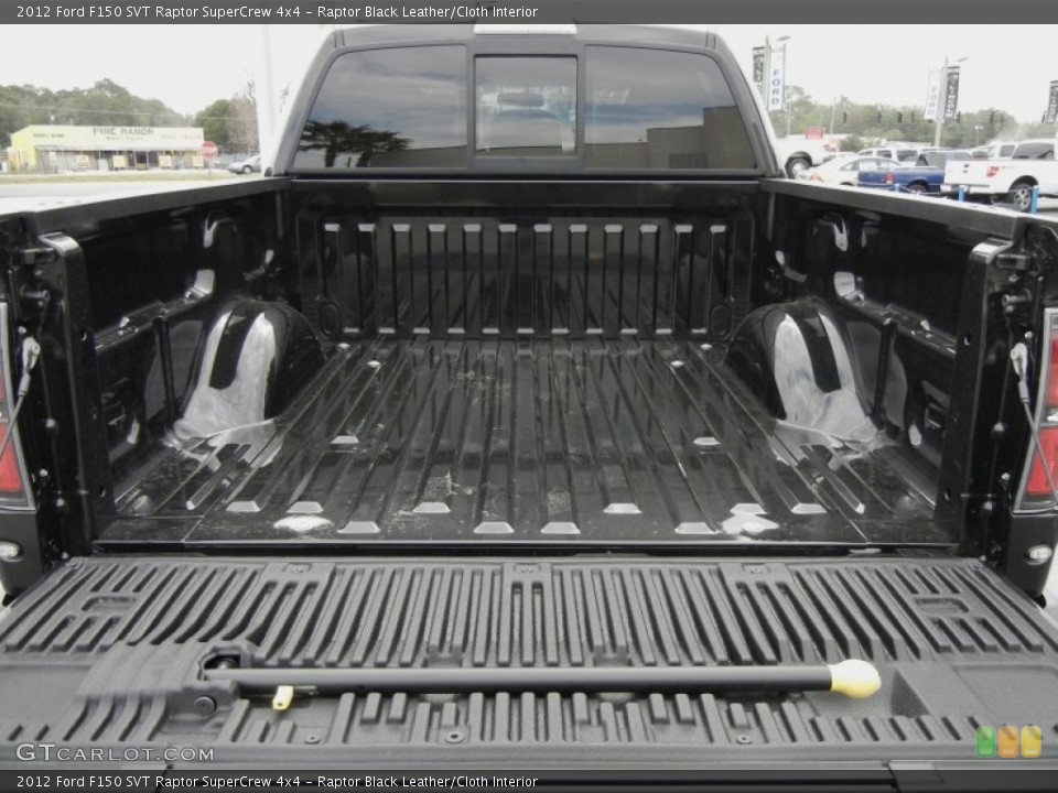 Raptor Black Leather/Cloth Interior Trunk for the 2012 Ford F150 SVT Raptor SuperCrew 4x4 #60813033