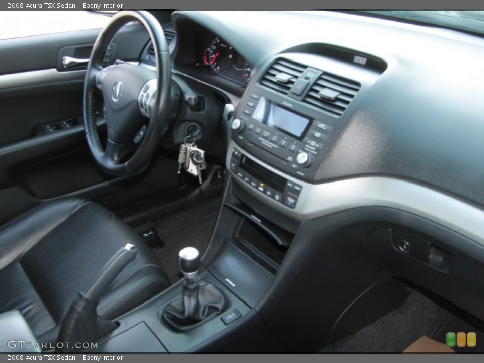 Ebony Interior Dashboard for the 2008 Acura TSX Sedan #60816453