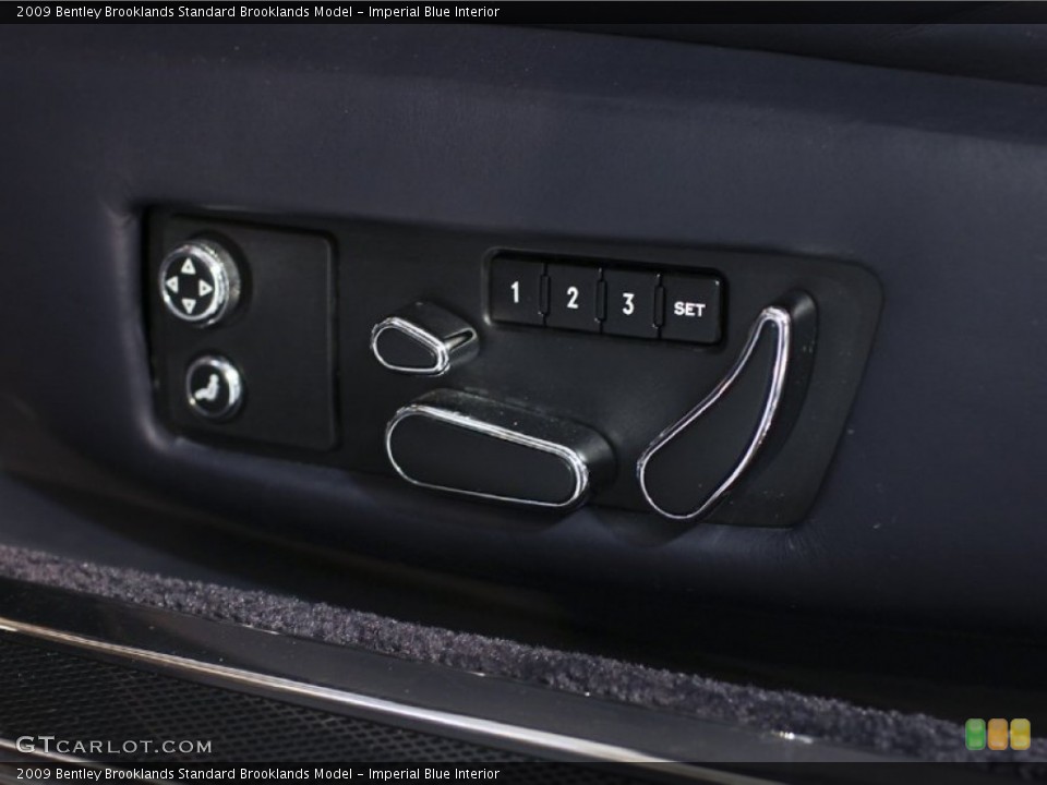 Imperial Blue Interior Controls for the 2009 Bentley Brooklands  #60818109
