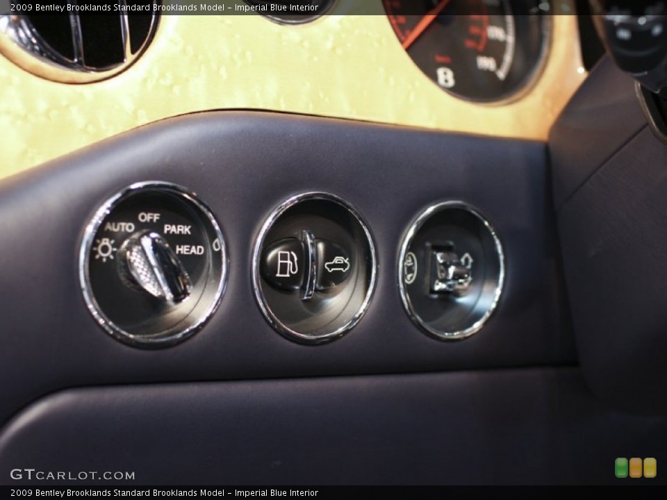 Imperial Blue Interior Controls for the 2009 Bentley Brooklands  #60818127