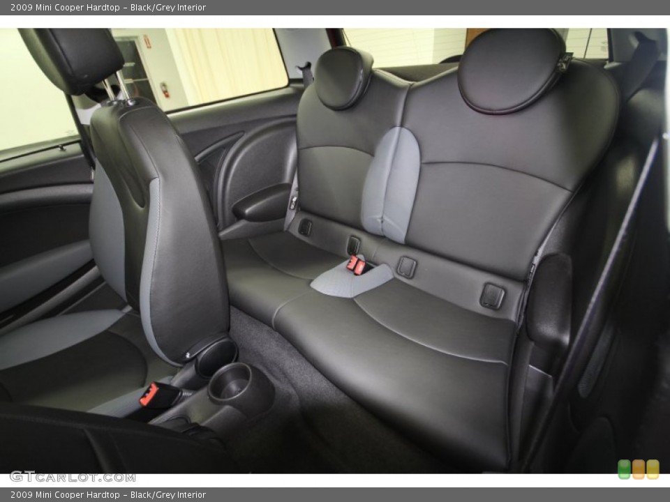 Black/Grey Interior Rear Seat for the 2009 Mini Cooper Hardtop #60818289