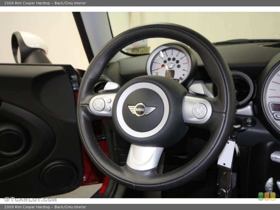 Black/Grey Interior Steering Wheel for the 2009 Mini Cooper Hardtop #60818373