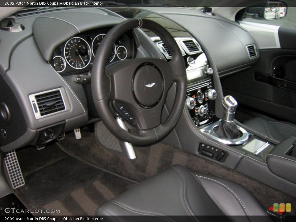 Obsidian Black Interior Dashboard for the 2009 Aston Martin DBS Coupe #60819009
