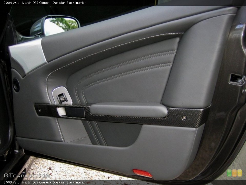 Obsidian Black Interior Door Panel for the 2009 Aston Martin DBS Coupe #60819099
