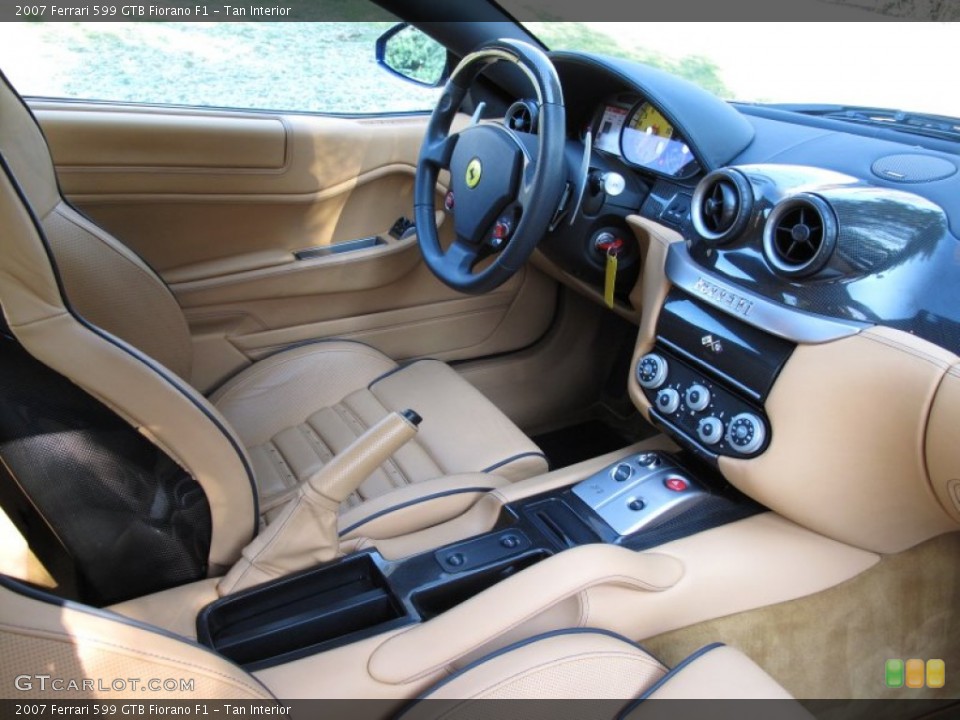 Tan Interior Dashboard for the 2007 Ferrari 599 GTB Fiorano F1 #60819480