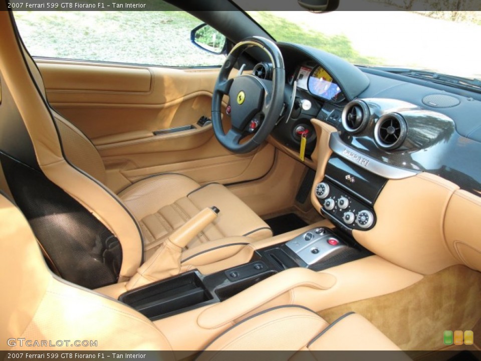 Tan Interior Photo for the 2007 Ferrari 599 GTB Fiorano F1 #60819501