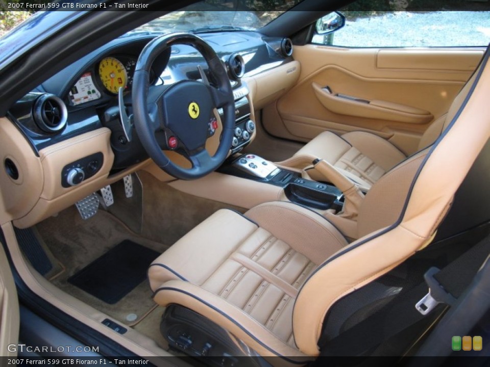 Tan Interior Photo for the 2007 Ferrari 599 GTB Fiorano F1 #60819525