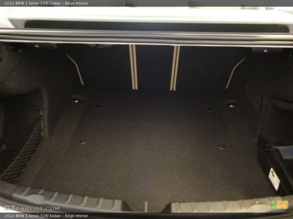 Beige Interior Trunk for the 2012 BMW 3 Series 328i Sedan #60819965