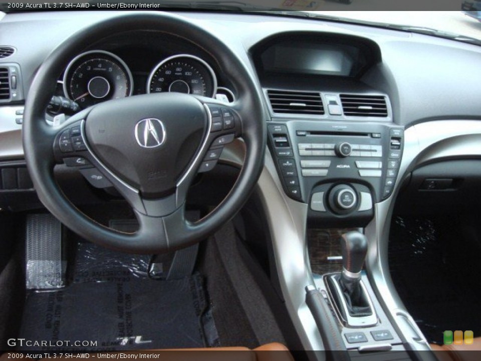 Umber/Ebony Interior Dashboard for the 2009 Acura TL 3.7 SH-AWD #60822568