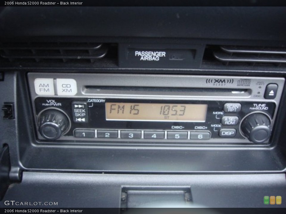 Black Interior Audio System for the 2006 Honda S2000 Roadster #60823091