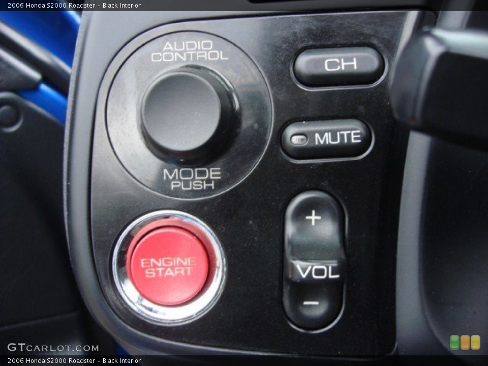 Black Interior Controls for the 2006 Honda S2000 Roadster #60823158