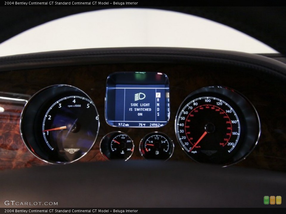 Beluga Interior Gauges for the 2004 Bentley Continental GT  #60823176