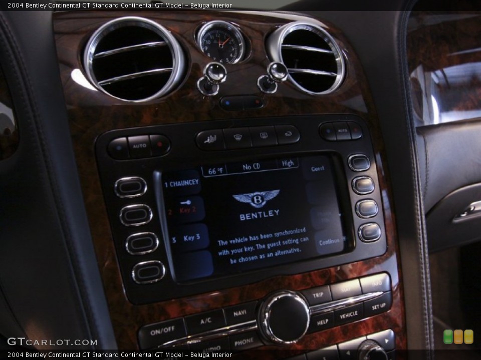 Beluga Interior Controls for the 2004 Bentley Continental GT  #60823201
