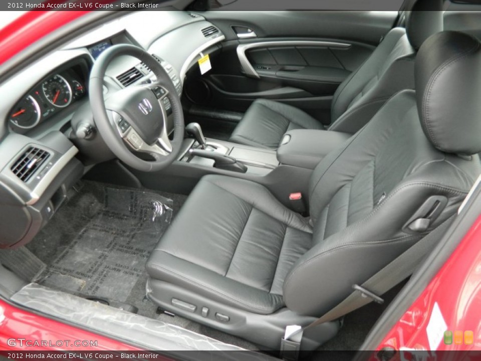 Black Interior Photo for the 2012 Honda Accord EX-L V6 Coupe #60824044