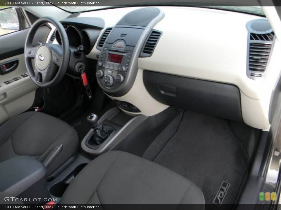Sand/Black Houndstooth Cloth Interior Dashboard for the 2010 Kia Soul ! #60824491