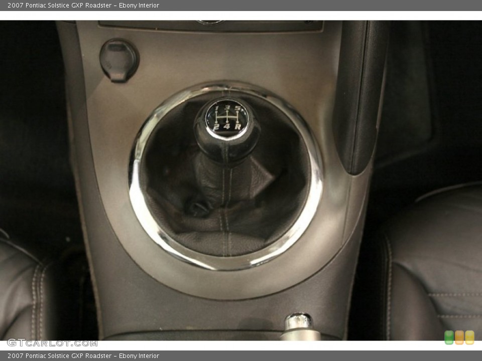 Ebony Interior Transmission for the 2007 Pontiac Solstice GXP Roadster #60825269