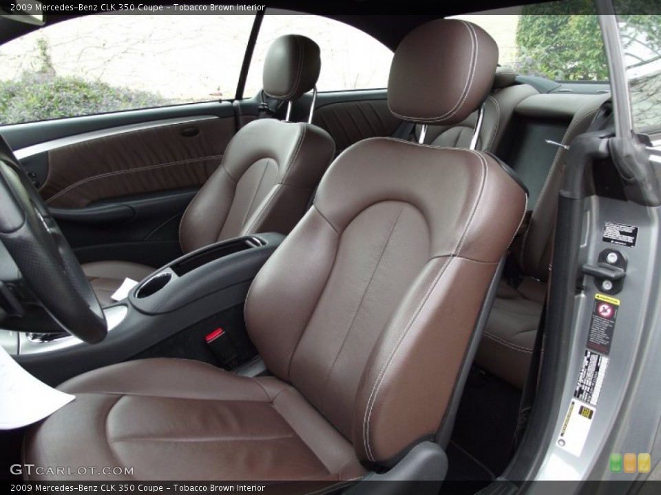 Tobacco Brown Interior Photo for the 2009 Mercedes-Benz CLK 350 Coupe #60825727