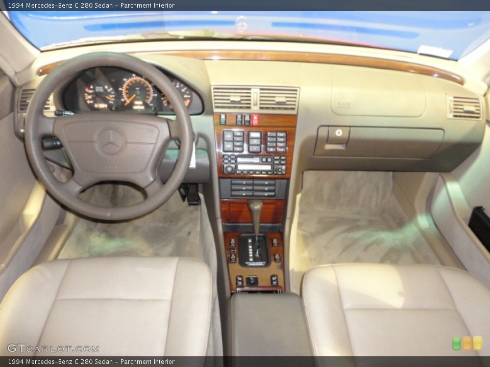 Parchment Interior Dashboard for the 1994 Mercedes-Benz C 280 Sedan #60827598