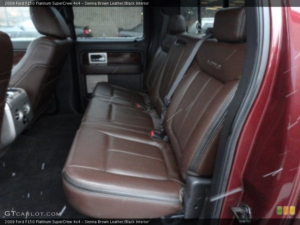 Sienna Brown Leather/Black Interior Photo for the 2009 Ford F150 Platinum SuperCrew 4x4 #60827910