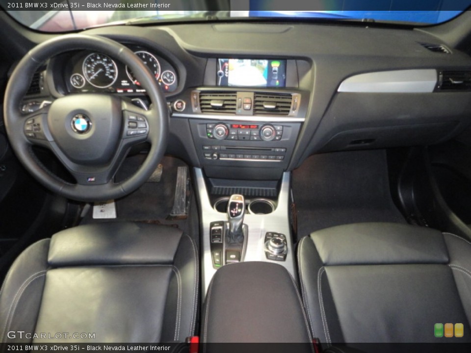 Black Nevada Leather Interior Dashboard for the 2011 BMW X3 xDrive 35i #60829529