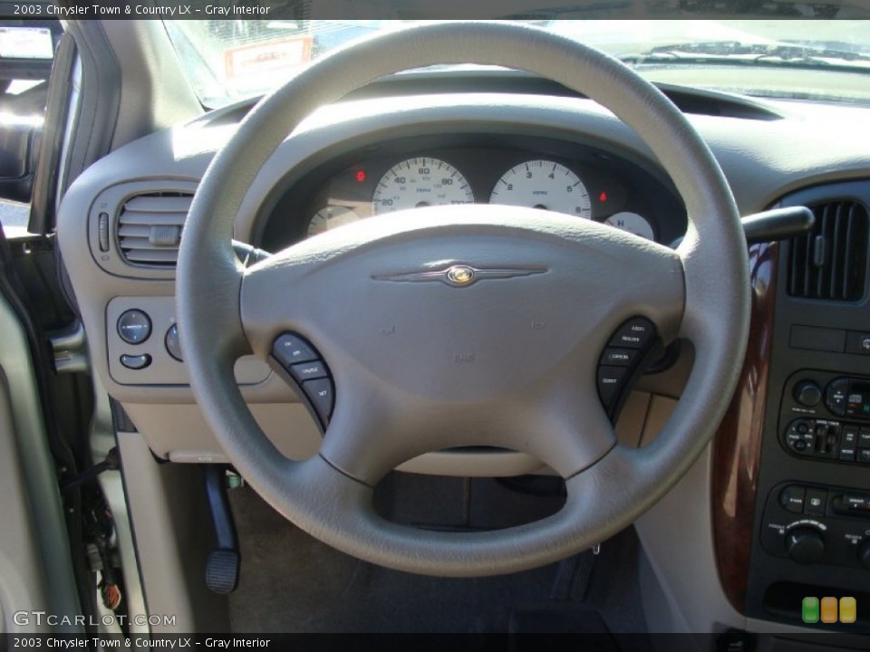 Gray Interior Steering Wheel for the 2003 Chrysler Town & Country LX #60831219