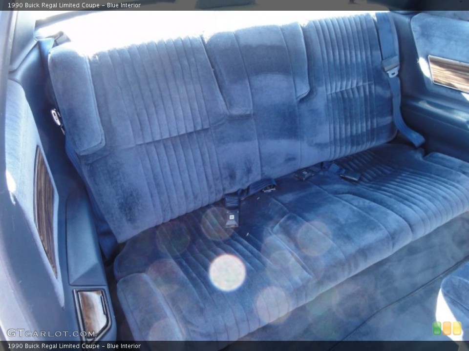 Blue 1990 Buick Regal Interiors