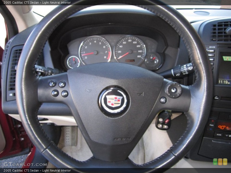Light Neutral Interior Steering Wheel for the 2005 Cadillac CTS Sedan #60834525
