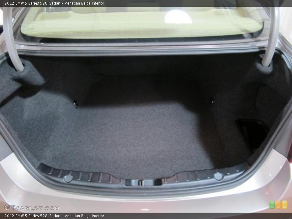Venetian Beige Interior Trunk for the 2012 BMW 5 Series 528i Sedan #60834570
