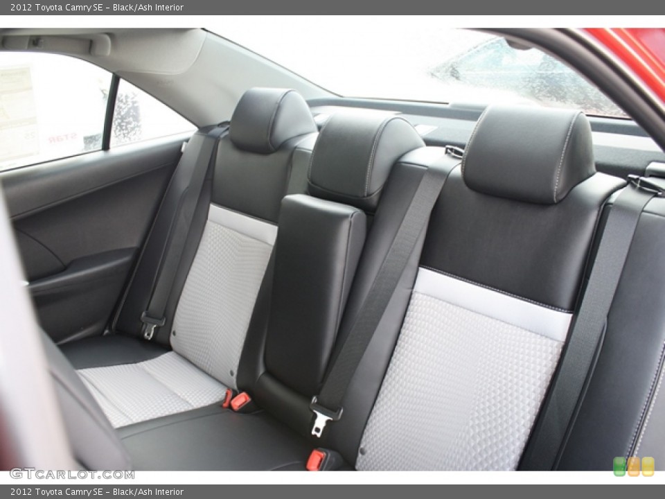 Black/Ash Interior Rear Seat for the 2012 Toyota Camry SE #60835399