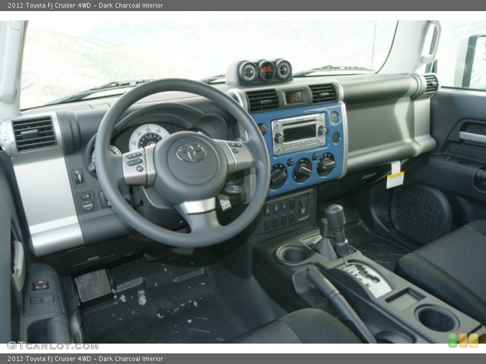 Dark Charcoal Interior Dashboard for the 2012 Toyota FJ Cruiser 4WD #60836795