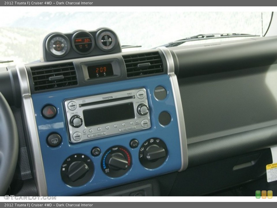 Dark Charcoal Interior Controls for the 2012 Toyota FJ Cruiser 4WD #60836805