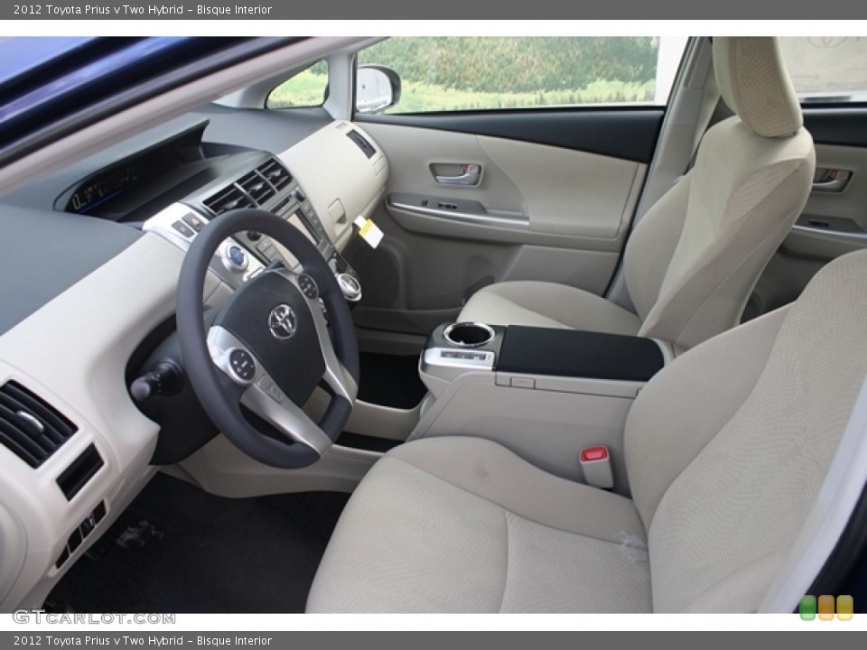 Bisque Interior Photo for the 2012 Toyota Prius v Two Hybrid #60837113