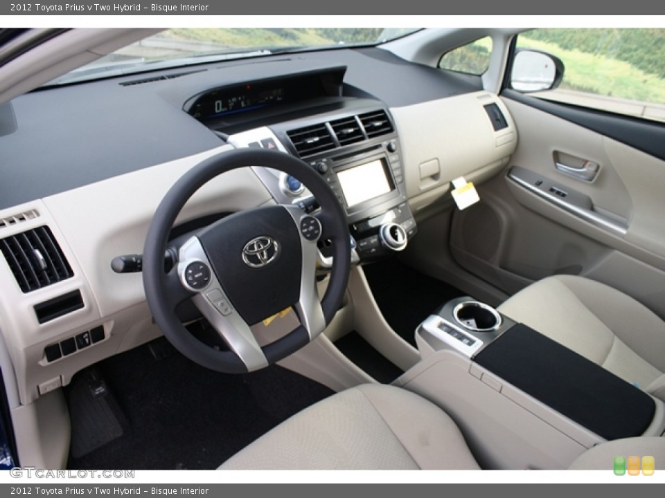 Bisque Interior Photo for the 2012 Toyota Prius v Two Hybrid #60837119