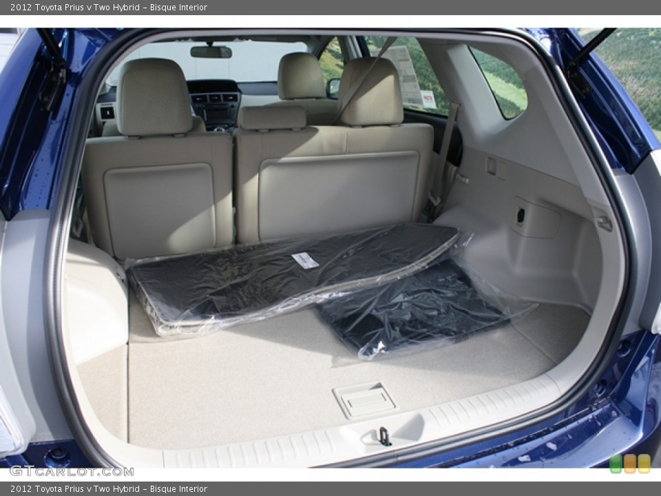 Bisque Interior Trunk for the 2012 Toyota Prius v Two Hybrid #60837173