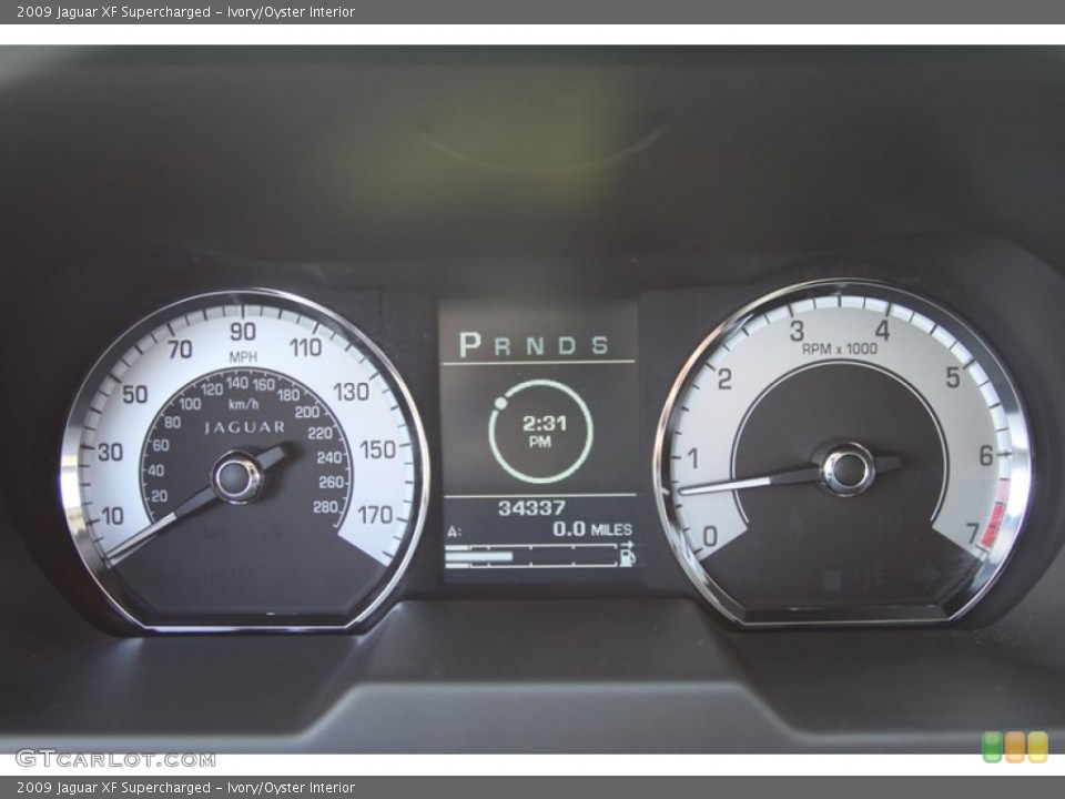 Ivory/Oyster Interior Gauges for the 2009 Jaguar XF Supercharged #60837665
